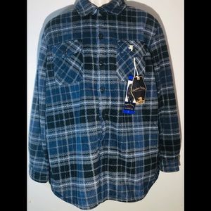 Men’s NWT  Freedom Foundry Sherpa Fleece Flannel